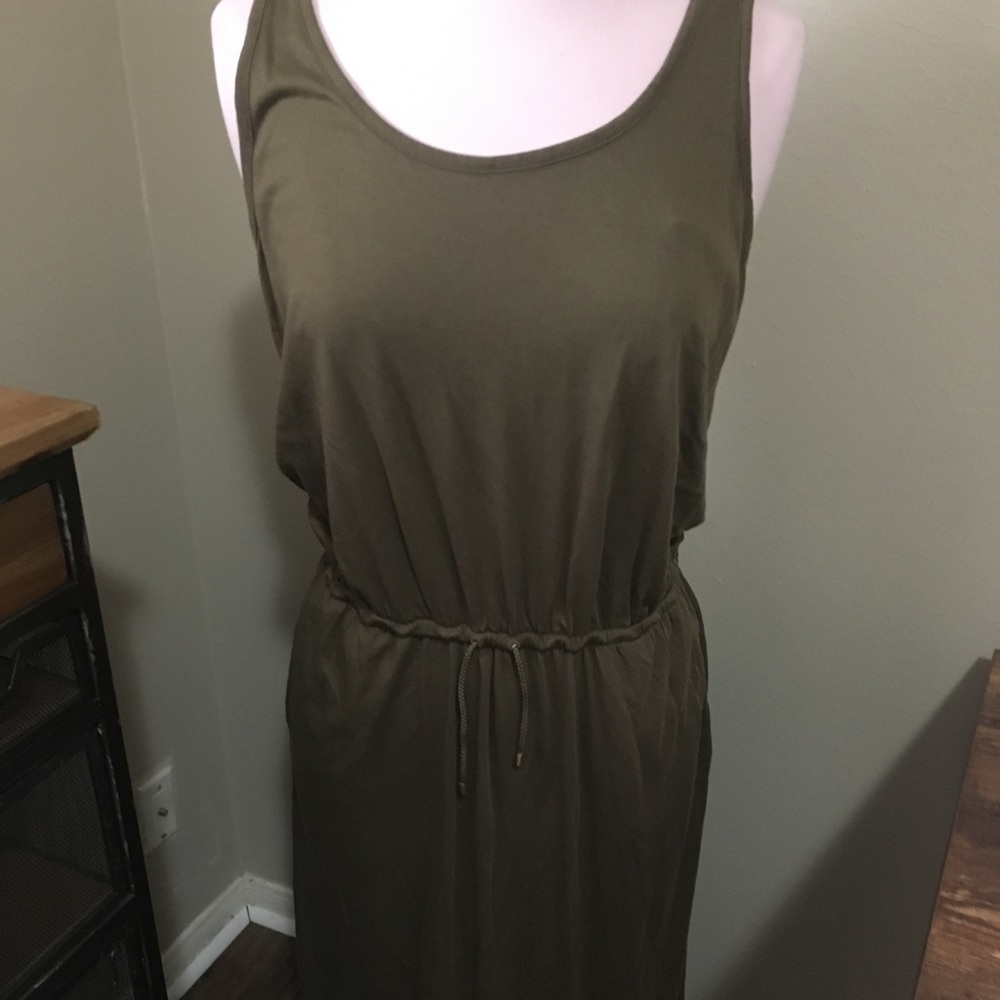 Lauren Ralph Lauren olive maxi dress
